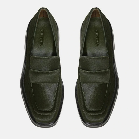 Vince Green Robin Pony Hair Loafers - Picture 2 of 7
